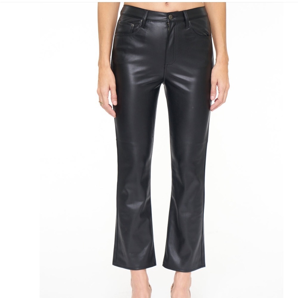 Lennon High Rise Crop Boot - Leather - size 27